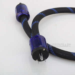 Planet Gates HI-End Pure copper US Power Cord Cable Audiophile Power Cord Cable US Plug With Figure 8 IEC C7 IEC Power Cable HIFI