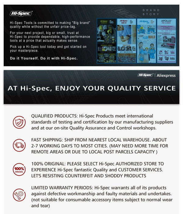 Planet Gates Hi-Spec 14pc Damaged Screw Extractor Cr-Mo Steel Bolt Nut Remover  Car Tool Kit Hand Tools Kit 6.35 -19m in Tool Box