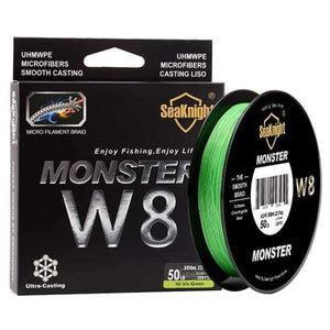 Planet Gates Hi-Vis Green / 150M 15LB W8 Fishing Line 150M 300M 500M 8 Strands Braided Fishing Line Multifilament PE Line 15 20 30 40 50 80 100LB