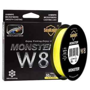 Planet Gates Hi-Vis Yellow / 150M 15LB W8 Fishing Line 150M 300M 500M 8 Strands Braided Fishing Line Multifilament PE Line 15 20 30 40 50 80 100LB