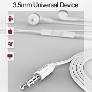 Planet Gates Hifi Earphone In-Ear 3.5mm Original USAMS AUX with Mic Wire Control for iphone Xiaomi mobile phone MP3 headphone