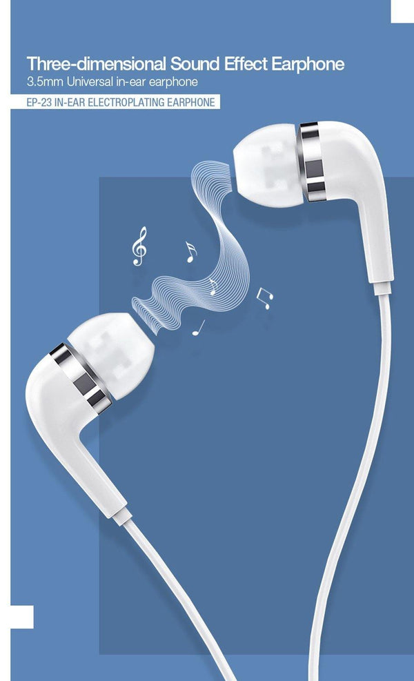 Planet Gates Hifi Earphone In-Ear 3.5mm Original USAMS AUX with Mic Wire Control for iphone Xiaomi mobile phone MP3 headphone