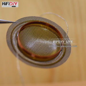 Planet Gates HIFIDIY LIVE 2pcs/set 1 inch 25.4 25.5mm Tweeter Voice Coil soft black/Transparent Silk Membrane Treble Speaker Repair Parts DIY