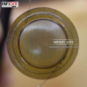 Planet Gates HIFIDIY LIVE 2pcs/set 1 inch 25.4 25.5mm Tweeter Voice Coil soft black/Transparent Silk Membrane Treble Speaker Repair Parts DIY