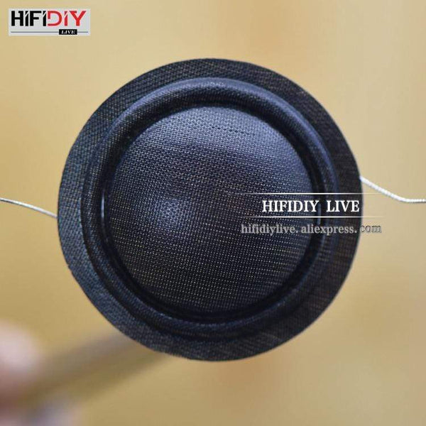 Planet Gates HIFIDIY LIVE 2pcs/set 1 inch 25.4 25.5mm Tweeter Voice Coil soft black/Transparent Silk Membrane Treble Speaker Repair Parts DIY
