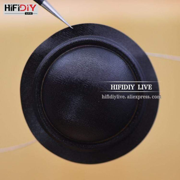 Planet Gates HIFIDIY LIVE 2pcs/set 1 inch 25.4 25.5mm Tweeter Voice Coil soft black/Transparent Silk Membrane Treble Speaker Repair Parts DIY