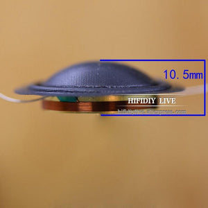 Planet Gates HIFIDIY LIVE 2pcs/set 1 inch 25.4 25.5mm Tweeter Voice Coil soft black/Transparent Silk Membrane Treble Speaker Repair Parts DIY
