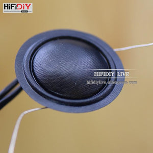 Planet Gates HIFIDIY LIVE 2pcs/set 1 inch 25.4 25.5mm Tweeter Voice Coil soft black/Transparent Silk Membrane Treble Speaker Repair Parts DIY