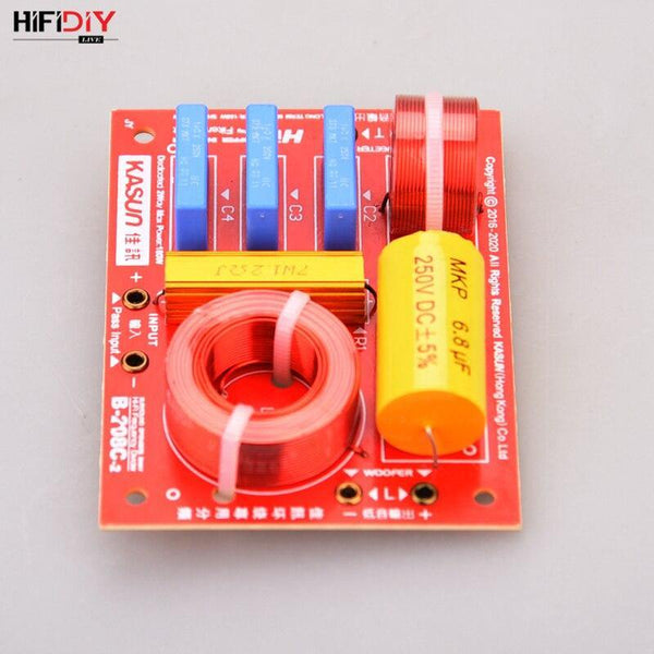 HIFIDIY LIVE 2Way 2Unit (tweeter+bass Speaker) Frequency Divider Crossover Filters B-208C Hi-Fi Speakers Surround Desktop Audio