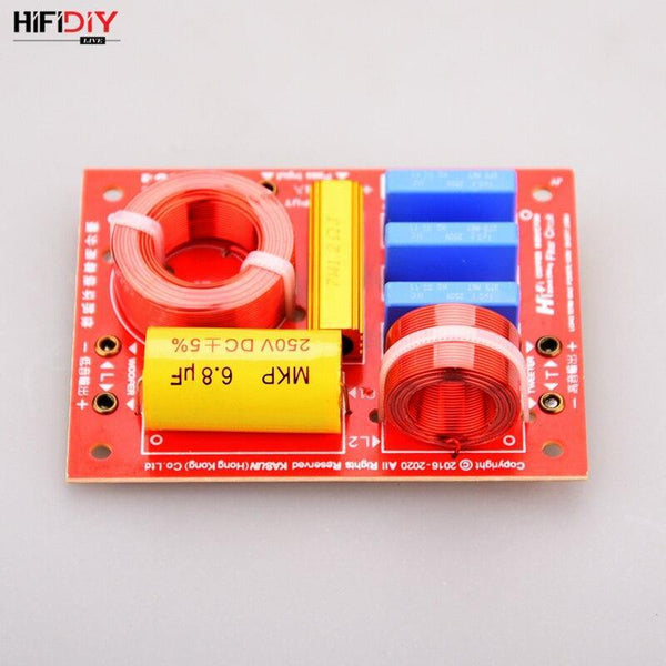 HIFIDIY LIVE 2Way 2Unit (tweeter+bass Speaker) Frequency Divider Crossover Filters B-208C Hi-Fi Speakers Surround Desktop Audio