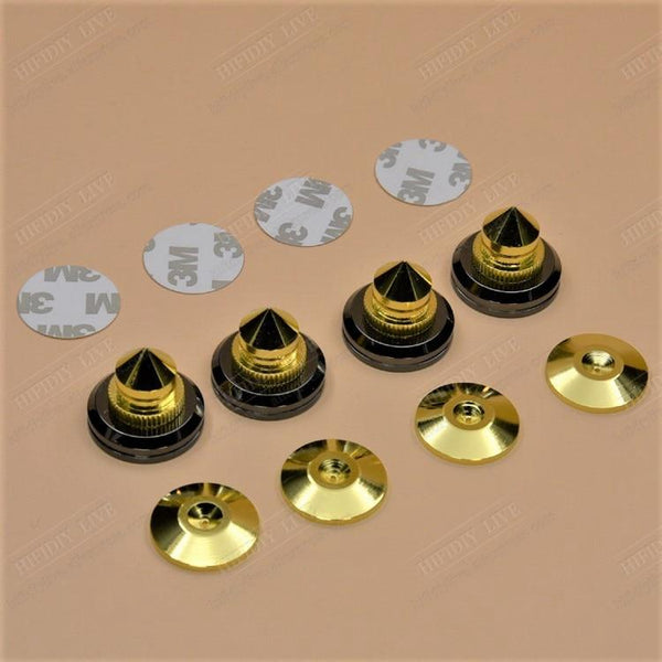 Planet Gates HIFIDIY LIVE 4 Sets or 4 PCS speakers Stand Feet Foot Pad Pure copper silver loudspeaker box Spikes Cone Floor Foot Nail M28*26