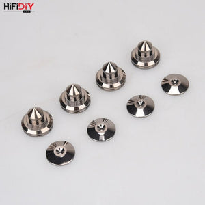Planet Gates HIFIDIY LIVE 4 Sets or 4 PCS speakers Stand Feet Foot Pad Pure copper silver loudspeaker box Spikes Cone Floor Foot Nail M28*26