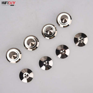 Planet Gates HIFIDIY LIVE 4 Sets or 4 PCS speakers Stand Feet Foot Pad Pure copper silver loudspeaker box Spikes Cone Floor Foot Nail M28*26