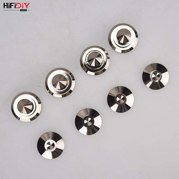 Planet Gates HIFIDIY LIVE 4 Sets or 4 PCS speakers Stand Feet Foot Pad Pure copper silver loudspeaker box Spikes Cone Floor Foot Nail M28*26