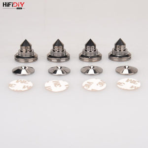 Planet Gates HIFIDIY LIVE 4 Sets or 4 PCS speakers Stand Feet Foot Pad Pure copper silver loudspeaker box Spikes Cone Floor Foot Nail M28*26