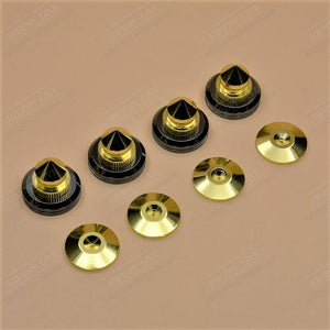 Planet Gates HIFIDIY LIVE 4 Sets or 4 PCS speakers Stand Feet Foot Pad Pure copper silver loudspeaker box Spikes Cone Floor Foot Nail M28*26