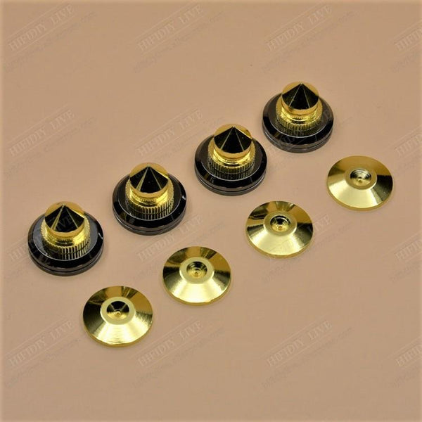 Planet Gates HIFIDIY LIVE 4 Sets or 4 PCS speakers Stand Feet Foot Pad Pure copper silver loudspeaker box Spikes Cone Floor Foot Nail M28*26