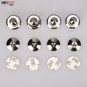 Planet Gates HIFIDIY LIVE 4 Sets or 4 PCS speakers Stand Feet Foot Pad Pure copper silver loudspeaker box Spikes Cone Floor Foot Nail M28*26