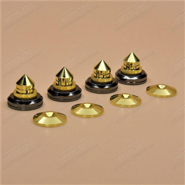 Planet Gates HIFIDIY LIVE 4 Sets or 4 PCS speakers Stand Feet Foot Pad Pure copper silver loudspeaker box Spikes Cone Floor Foot Nail M28*26