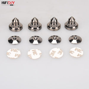 Planet Gates HIFIDIY LIVE 4 Sets or 4 PCS speakers Stand Feet Foot Pad Pure copper silver loudspeaker box Spikes Cone Floor Foot Nail M28*26