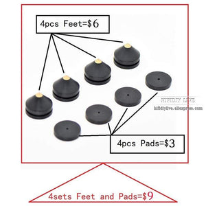 Planet Gates HIFIDIY LIVE 4PCS 4Sets speaker Stand Feet Foot Pad aluminium alloy metal (NOT natural wood ) Spikes Cone Floor Foot Nail M23*20