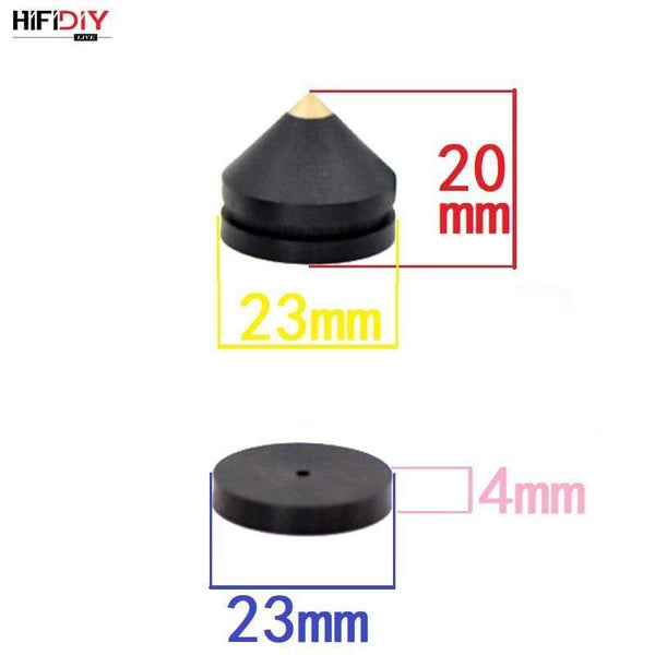 Planet Gates HIFIDIY LIVE 4PCS 4Sets speaker Stand Feet Foot Pad aluminium alloy metal (NOT natural wood ) Spikes Cone Floor Foot Nail M23*20