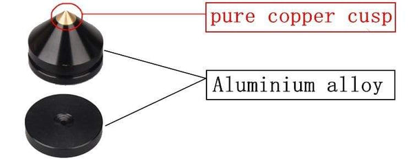 Planet Gates HIFIDIY LIVE 4PCS 4Sets speaker Stand Feet Foot Pad aluminium alloy metal (NOT natural wood ) Spikes Cone Floor Foot Nail M23*20