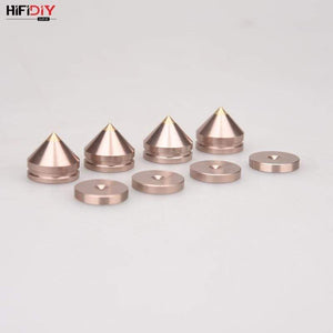 Planet Gates HIFIDIY LIVE 4PCS 4Sets speaker Stand Feet Foot Pad aluminium alloy metal (NOT natural wood ) Spikes Cone Floor Foot Nail M23*20