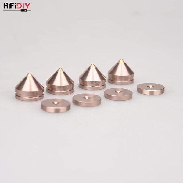 Planet Gates HIFIDIY LIVE 4PCS 4Sets speaker Stand Feet Foot Pad aluminium alloy metal (NOT natural wood ) Spikes Cone Floor Foot Nail M23*20
