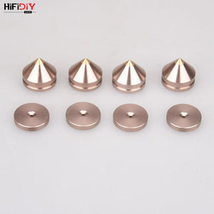 Planet Gates HIFIDIY LIVE 4PCS 4Sets speaker Stand Feet Foot Pad aluminium alloy metal (NOT natural wood ) Spikes Cone Floor Foot Nail M23*20