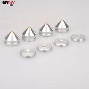 Planet Gates HIFIDIY LIVE 4PCS 4Sets speaker Stand Feet Foot Pad aluminium alloy metal (NOT natural wood ) Spikes Cone Floor Foot Nail M23*20