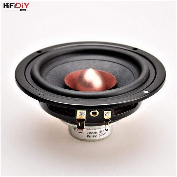 HIFIDIY LIVE Hi-Fi 4.5 INCH DIY Full Frequency Speaker Unit 4 8OHM 50W Neodymium Magnetic High Alto Bass Loudspeaker QF4-116NS
