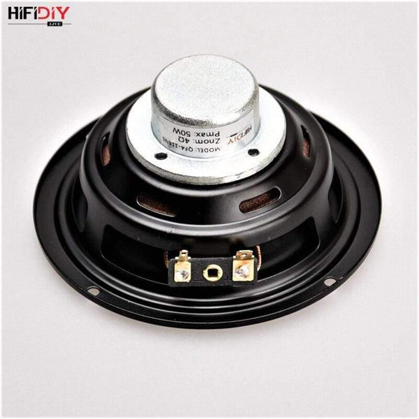 HIFIDIY LIVE Hi-Fi 4.5 INCH DIY Full Frequency Speaker Unit 4 8OHM 50W Neodymium Magnetic High Alto Bass Loudspeaker QF4-116NS