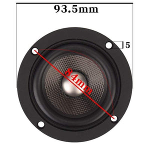 HIFIDIY LIVE Hifi 3.7 Inch 93mm Full Frequency Speaker Unit 4 OHM 30W High Alto Bass Loudspeaker P3-93 Titanium Carbon Fiber