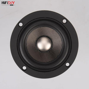 HIFIDIY LIVE Hifi 3.7 Inch 93mm Full Frequency Speaker Unit 4 OHM 30W High Alto Bass Loudspeaker P3-93 Titanium Carbon Fiber