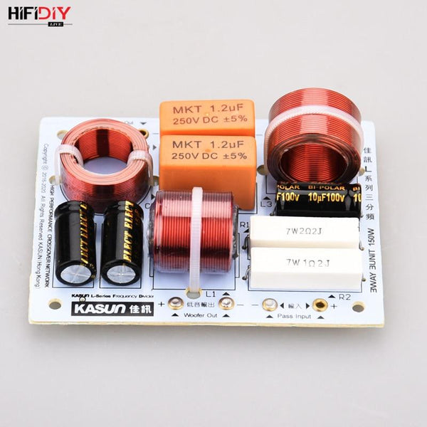 Planet Gates HIFIDIY LIVE  L-380C 3 Way 3 speaker Unit (tweeter + mid +bass )HiFi Home Speakers audio  Frequency Divider Crossover Filters