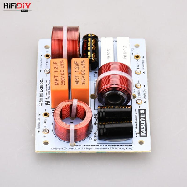 Planet Gates HIFIDIY LIVE  L-380C 3 Way 3 speaker Unit (tweeter + mid +bass )HiFi Home Speakers audio  Frequency Divider Crossover Filters