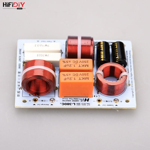 Planet Gates HIFIDIY LIVE  L-380C 3 Way 3 speaker Unit (tweeter + mid +bass )HiFi Home Speakers audio  Frequency Divider Crossover Filters
