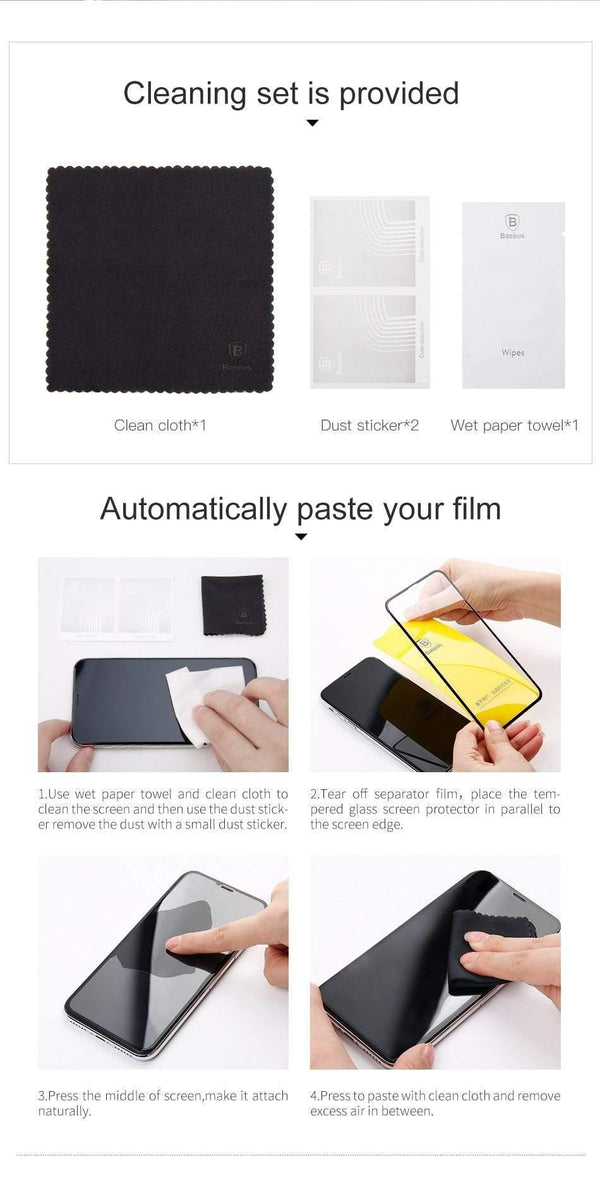 Planet Gates High Definition / For iPhone XR Baseus 0.3mm Screen Protector Tempered Glass For iPhone Xs Max X Xr S Soft Edge 3D Full Cover Protective Glass For iPhone Xsmax