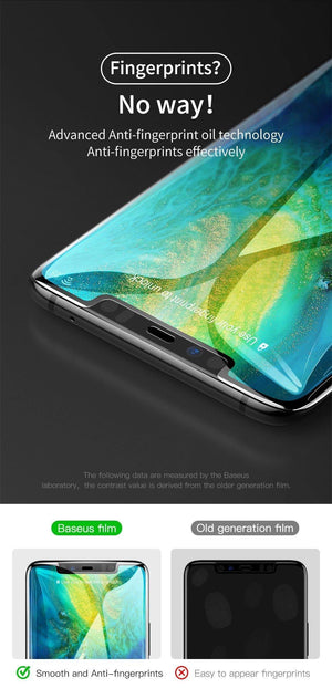 Planet Gates High Definition / For Mate 20 Baseus 0.3mm Screen Protector Tempered Glass For Huawei Mate 20 Pro Full Coverage Curved Toughened Glass Film For Huawei Mate20