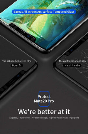 Planet Gates High Definition / For Mate 20 Baseus 0.3mm Screen Protector Tempered Glass For Huawei Mate 20 Pro Full Coverage Curved Toughened Glass Film For Huawei Mate20
