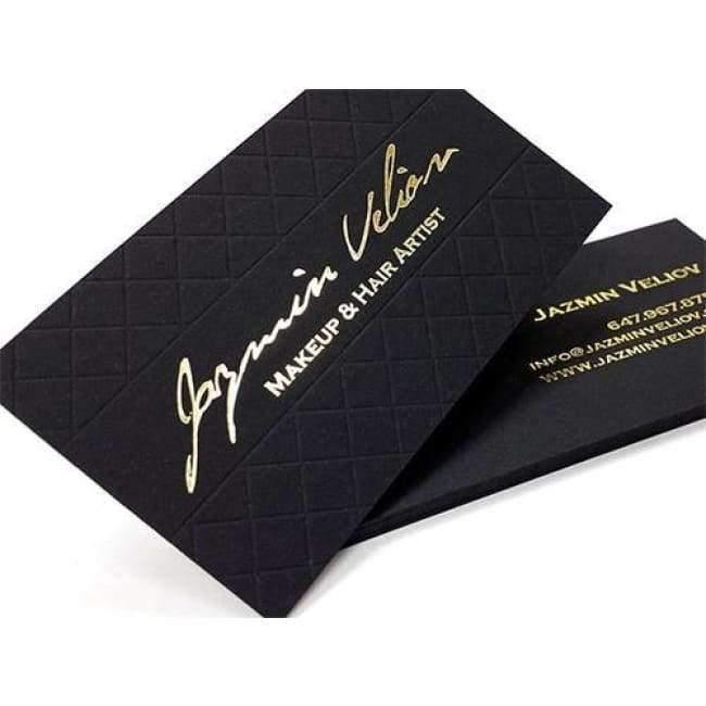 Planet Gates High-end Gold Foil Stamping Custom Business Cards Letterpress Printing Visit Cards 600gsm Cardboard Factory Price