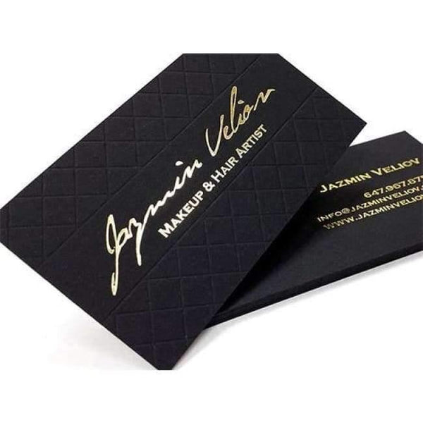 Planet Gates High-end Gold Foil Stamping Custom Business Cards Letterpress Printing Visit Cards 600gsm Cardboard Factory Price