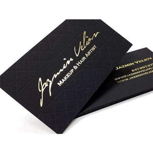 Planet Gates High-end Gold Foil Stamping Custom Business Cards Letterpress Printing Visit Cards 600gsm Cardboard Factory Price