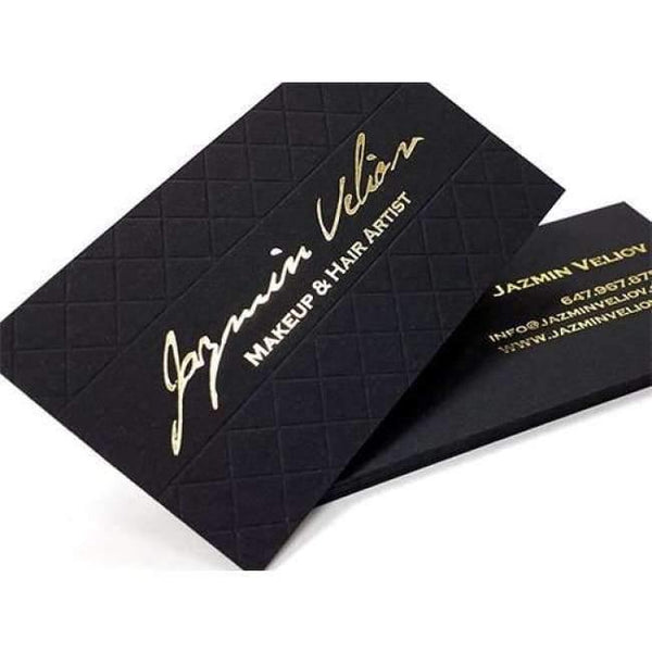 Planet Gates High-end Gold Foil Stamping Custom Business Cards Letterpress Printing Visit Cards 600gsm Cardboard Factory Price