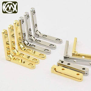 High-end Wooden Box Accessories Jewelry Box Hinge Zinc Alloy Seven-letter Hinge Screw 10 Pieces For Sale The Simple Hinge