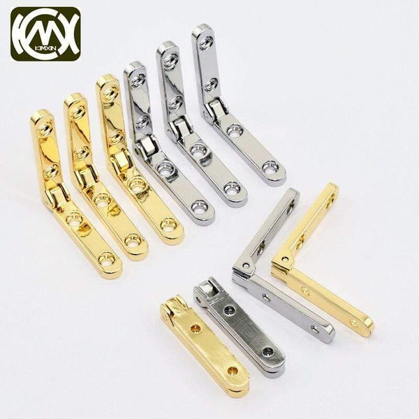 High-end Wooden Box Accessories Jewelry Box Hinge Zinc Alloy Seven-letter Hinge Screw 10 Pieces For Sale The Simple Hinge