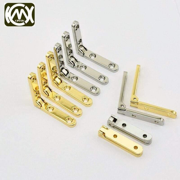 High-end Wooden Box Accessories Jewelry Box Hinge Zinc Alloy Seven-letter Hinge Screw 10 Pieces For Sale The Simple Hinge