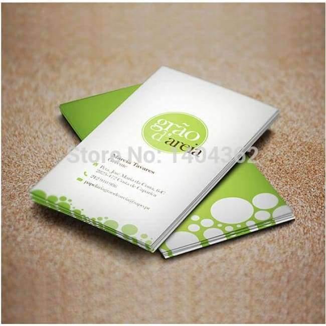 Planet Gates High-grade 200pcs/lot Paper business card 300gsm paper cards with Custom logo printing Free Shipping NO.1014