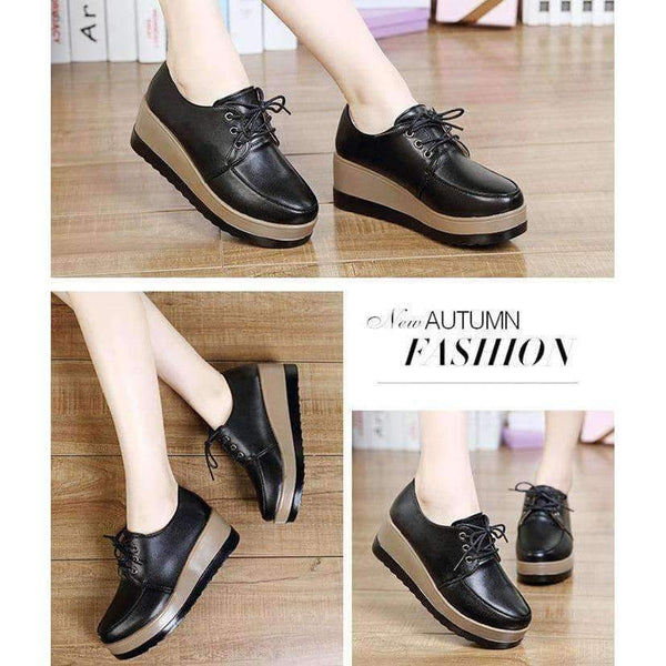 Planet Gates High Heel Women Shoes 2018 Women Genuine Leather Casual Shoes Breathable Fashion Waterproof Wedges Platform Shoes Women Sneaker